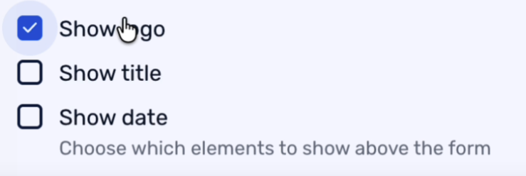 More registration embed customization