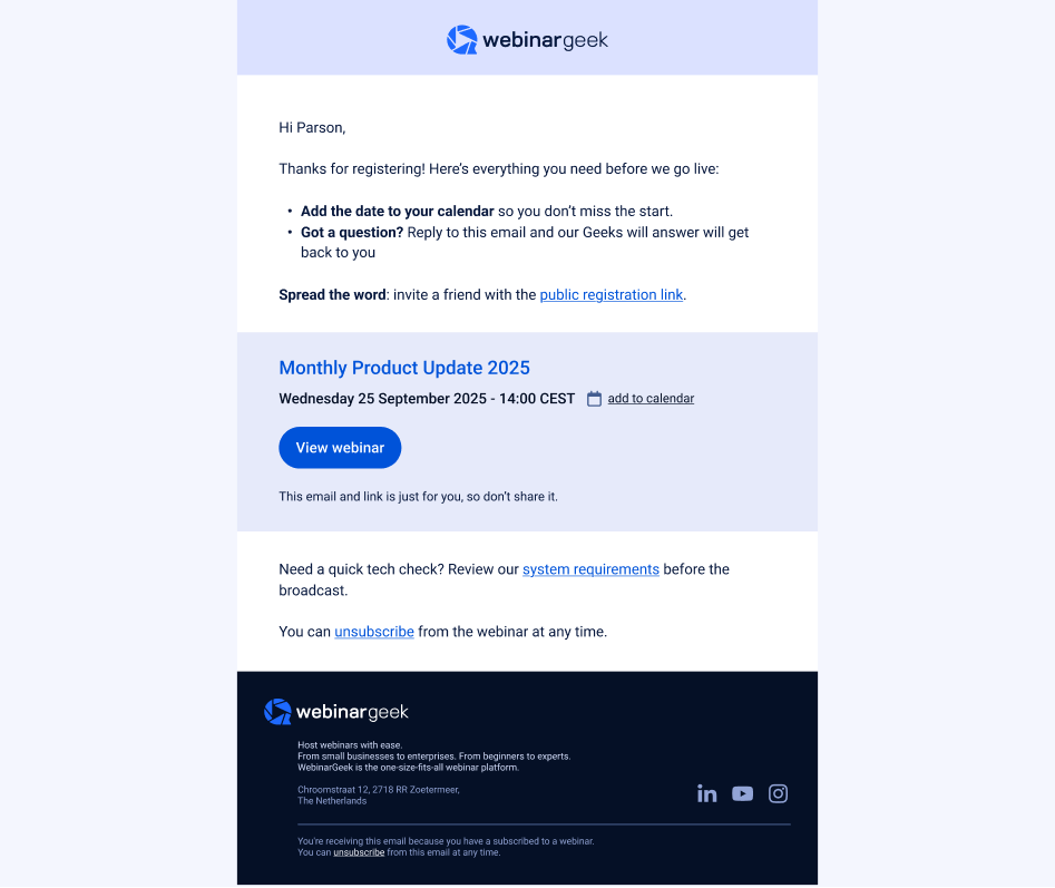 Email automation