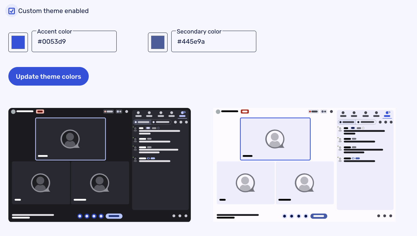 Registration & Streaming pages